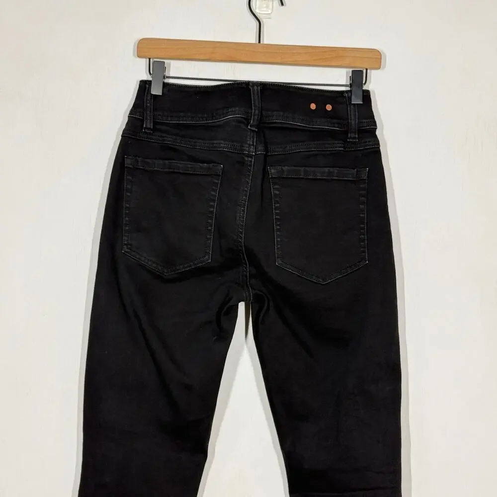Cabi‎ Cinch Skinny Jeans Womens Size 6 Black Denim Stretch High Rise 5-Pocket